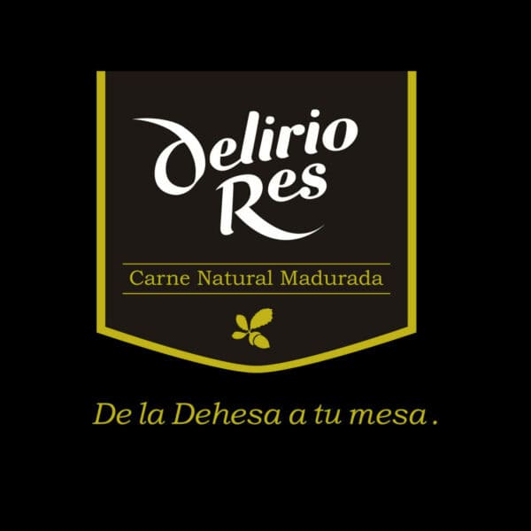 Logo de Delirio Res Carne Natural Madurada Dry Aged.